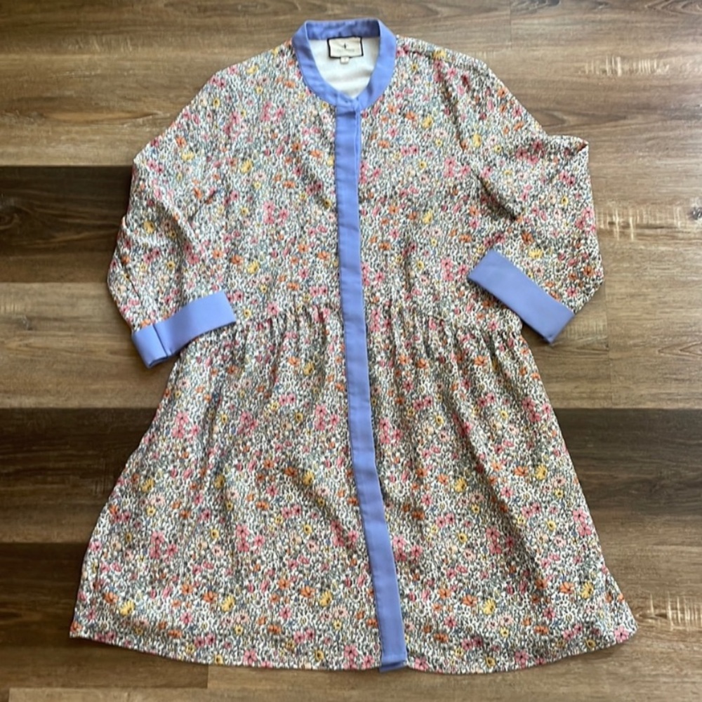 Tuckernuck Poppy Royal Shirt Dress - Picture 7 of 7